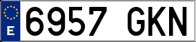 Truck License Plate